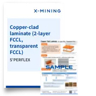 Copper-clad laminate (2-layer FCCL, transparent FCCL)