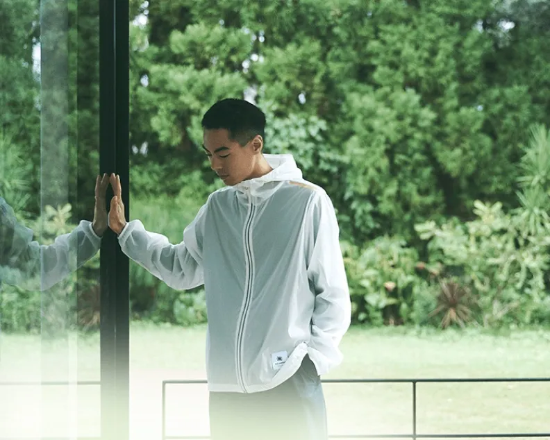 Images of a person wearing CROSS-DOOR JACKET