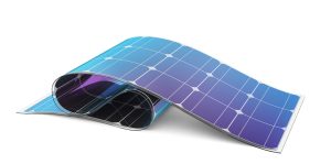 Flexible solar battery